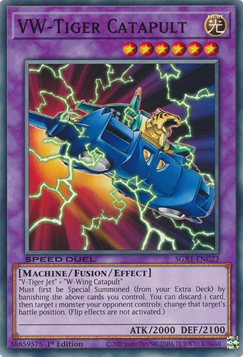 Image for VW-Tiger Catapult (Speed Duel GX: Duel Academy Box) (SGX1-ENC22) - YuGiOh