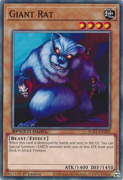 Image for Giant Rat (Speed Duel GX: Duel Academy Box) (SGX1-END03) - YuGiOh