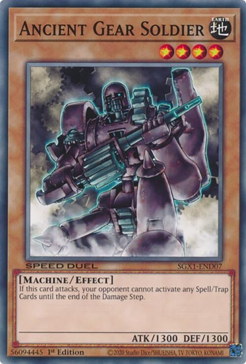 Image for Ancient Gear Soldier (Speed Duel GX: Duel Academy Box) (SGX1-END07) - YuGiOh
