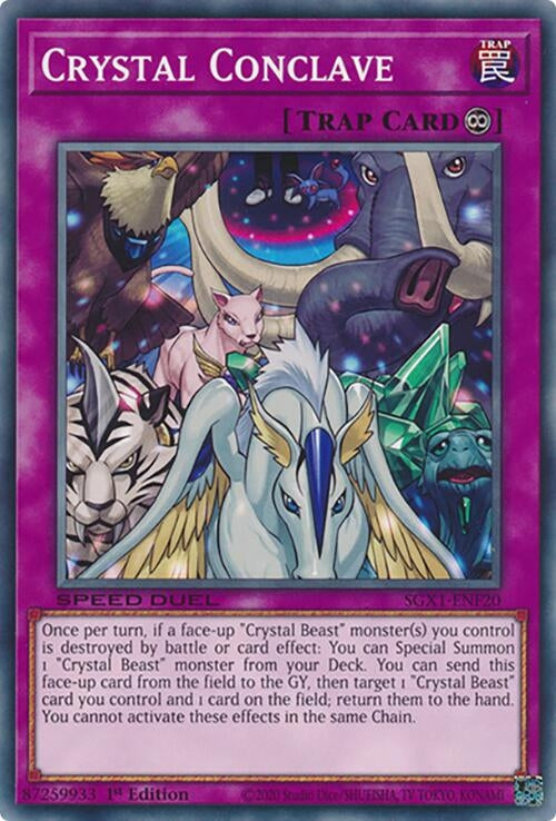 Image for Crystal Conclave (Speed Duel GX: Duel Academy Box) (SGX1-ENF20) - YuGiOh
