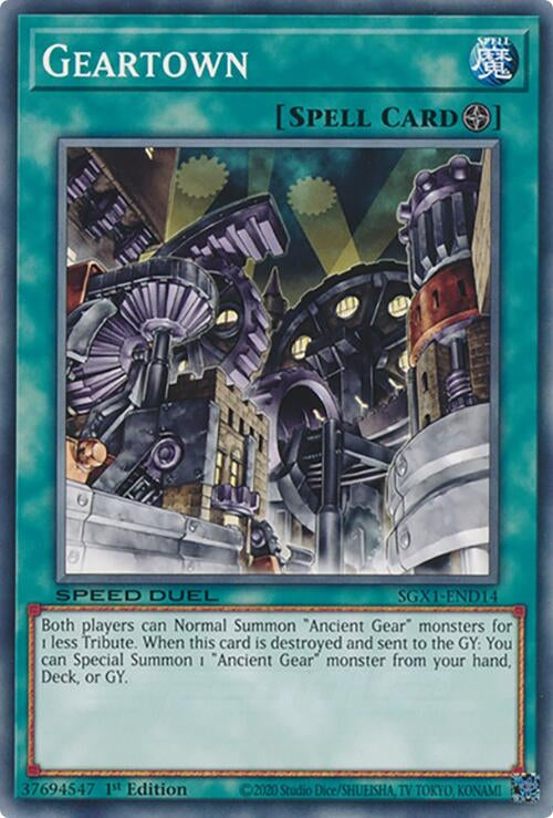 Image for Geartown (Speed Duel GX: Duel Academy Box) (SGX1-END14) - YuGiOh