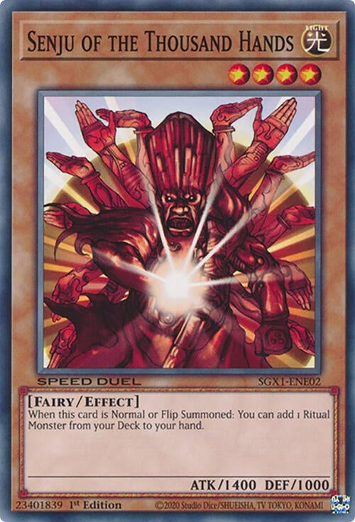 Image for Senju of the Thousand Hands (Speed Duel GX: Duel Academy Box) (SGX1-ENE02) - YuGiOh