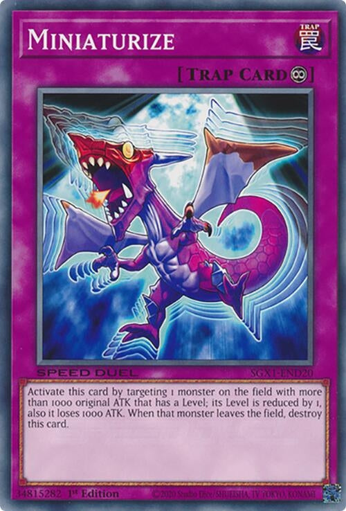Image for Miniaturize (Speed Duel GX: Duel Academy Box) (SGX1-END20) - YuGiOh