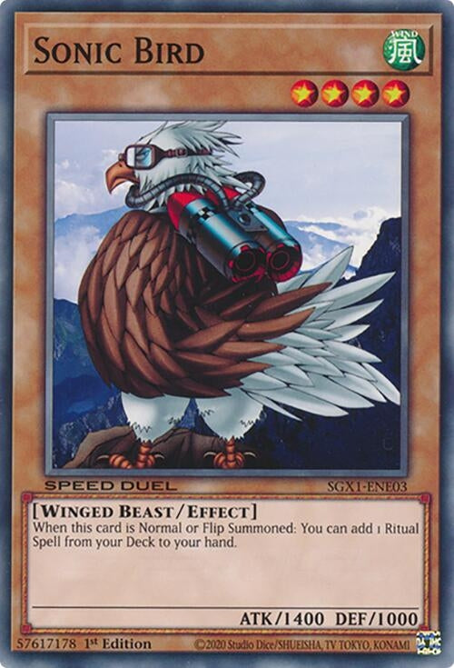 Image for Sonic Bird (Speed Duel GX: Duel Academy Box) (SGX1-ENE03) - YuGiOh