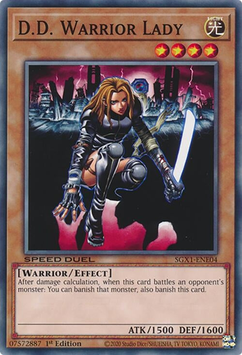 Image for D.D. Warrior Lady (Speed Duel GX: Duel Academy Box) (SGX1-ENE04) - YuGiOh