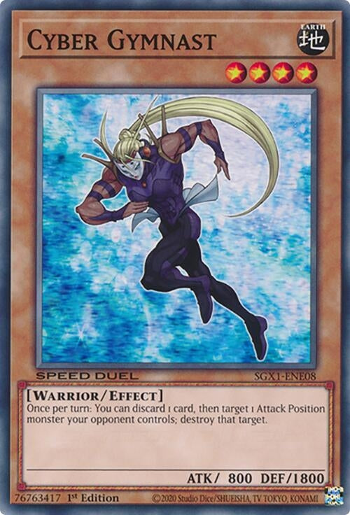 Image for Cyber Gymnast (Speed Duel GX: Duel Academy Box) (SGX1-ENE08) - YuGiOh