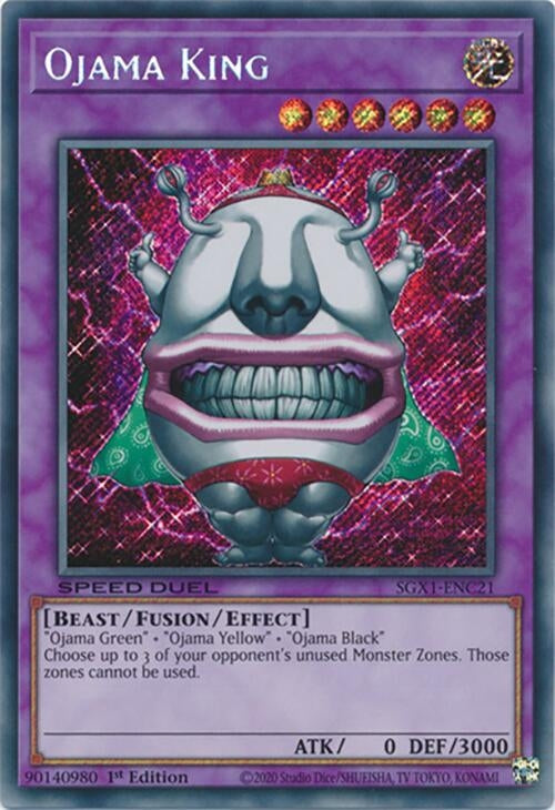 Image for Ojama King (Secret Rare) (Speed Duel GX: Duel Academy Box) (SGX1-ENC21) - YuGiOh
