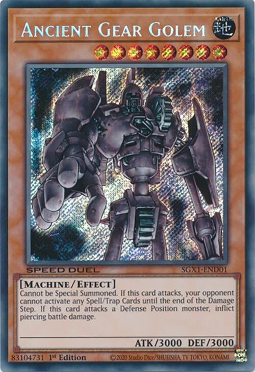 Image for Ancient Gear Golem (Secret Rare) (Speed Duel GX: Duel Academy Box) (SGX1-END01) - YuGiOh