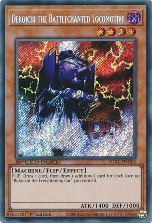 Image for Dekoichi the Battlechanted Locomotive (Secret Rare) (Speed Duel GX: Duel Academy Box) (SGX1-END05) - YuGiOh