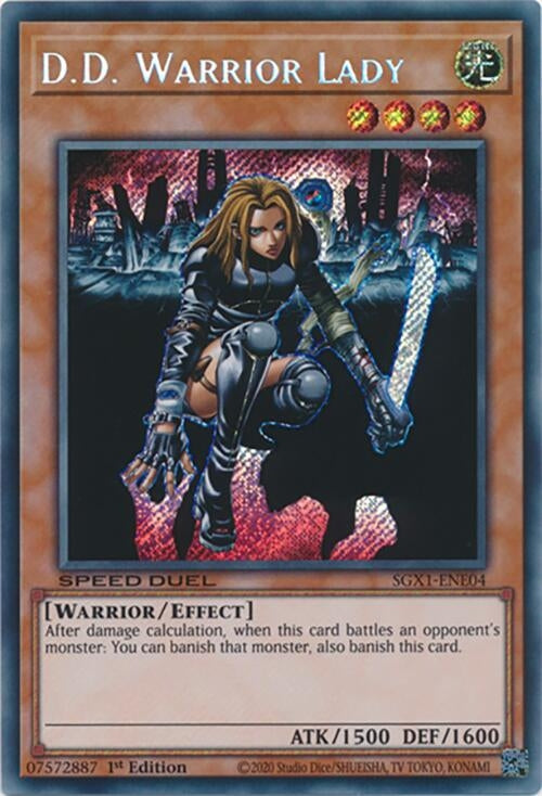Image for D.D. Warrior Lady (Secret Rare) (Speed Duel GX: Duel Academy Box) (SGX1-ENE04) - YuGiOh