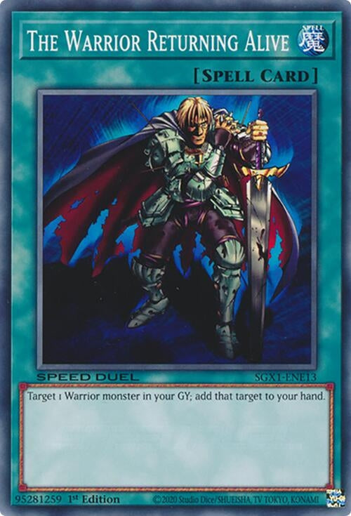 Image for The Warrior Returning Alive (Speed Duel GX: Duel Academy Box) (SGX1-ENE13) - YuGiOh