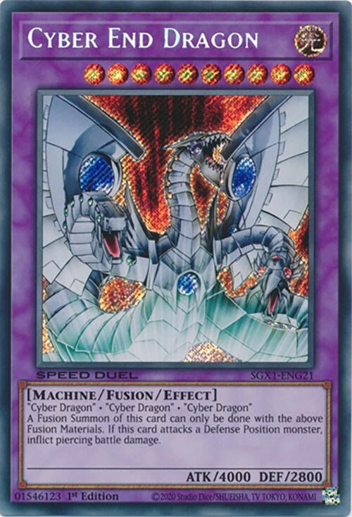 Image for Cyber End Dragon (Secret Rare) (Speed Duel GX: Duel Academy Box) (SGX1-ENG21) - YuGiOh