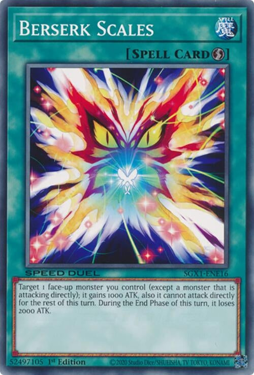 Image for Berserk Scales (Speed Duel GX: Duel Academy Box) (SGX1-ENE16) - YuGiOh
