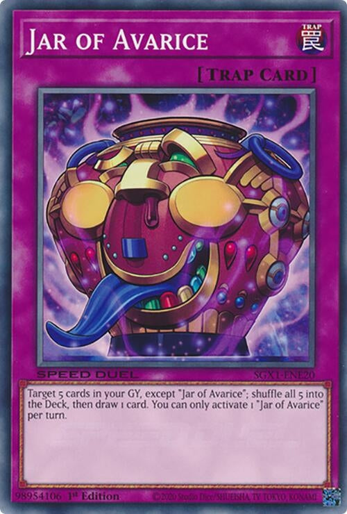 Image for Jar of Avarice (Speed Duel GX: Duel Academy Box) (SGX1-ENE20) - YuGiOh