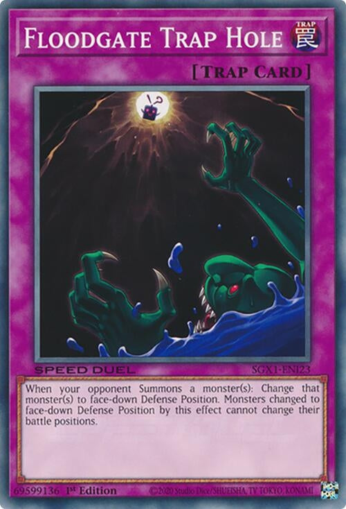 Image for Floodgate Trap Hole (Speed Duel GX: Duel Academy Box) (SGX1-ENI23) - YuGiOh