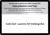 Image for Code Card - Lycanroc GX Challenge Box - Pokemon
