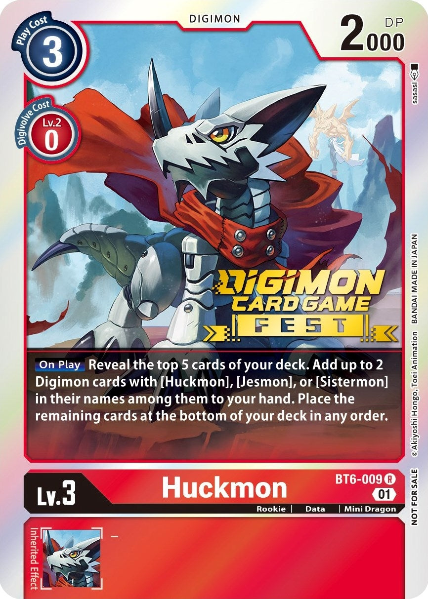 Image for Huckmon (Digimon Card Game Fest 2022) (BT06) (6009)