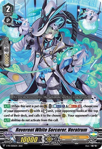 Image for Reverent White Sorcerer, Veratrum (V Promo Cards) (V-PR/0206EN) - Cardfight Vanguard