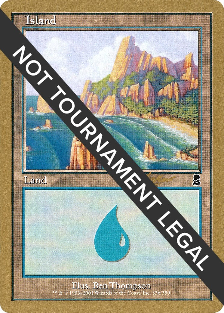 Image for Island (336) - 2002 Sim Han How (ODY) (World Championship Decks) (336) - Magic: The Gathering