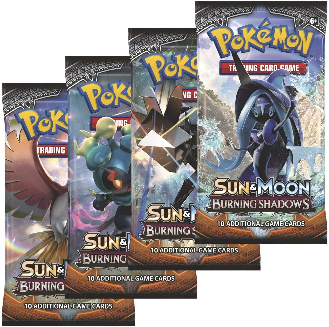 Image for Burning Shadows Booster Pack Art Bundle [Set of 4] - Pokemon