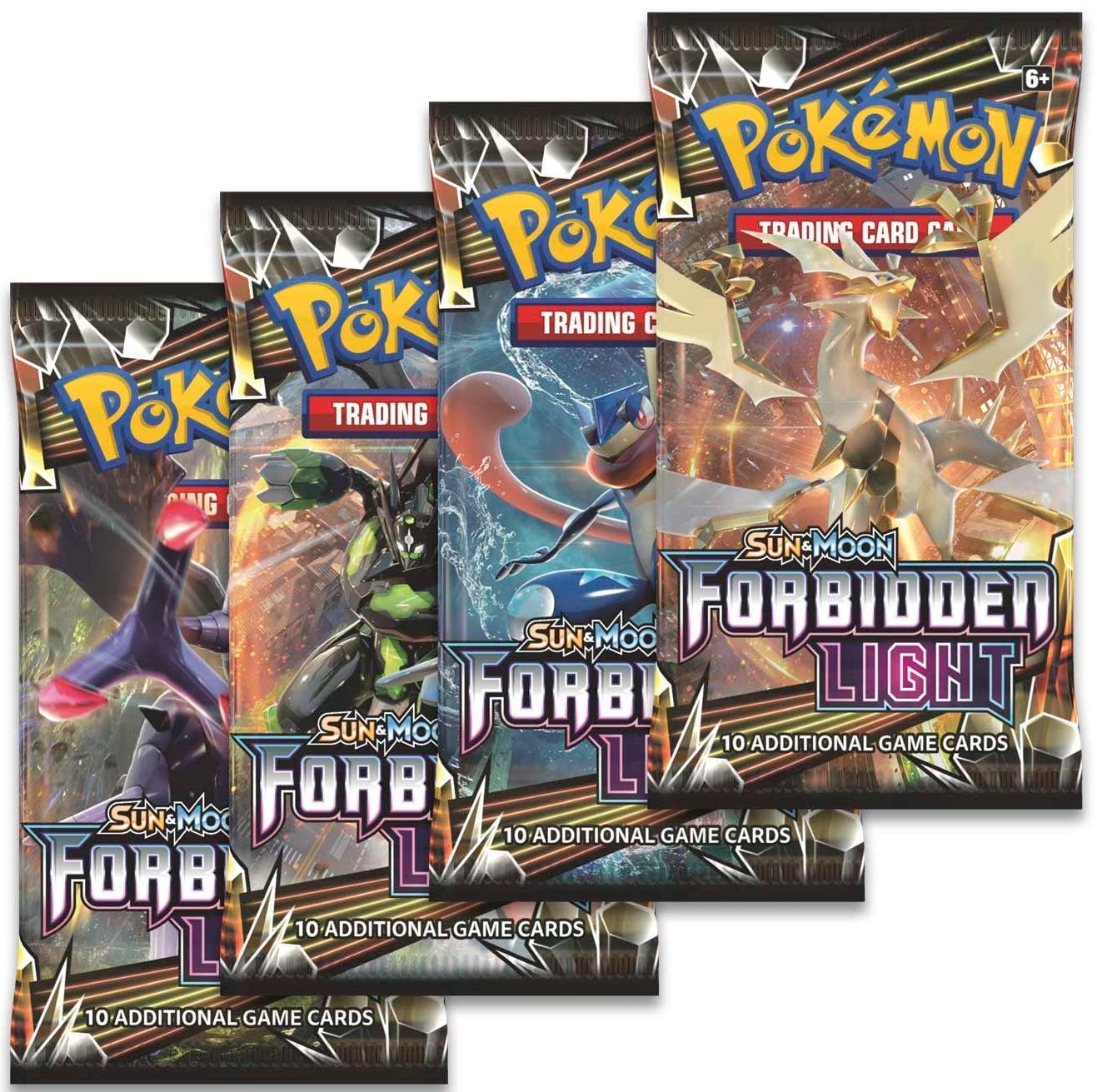 Image for Forbidden Light Booster Pack Art Bundle [Set of 4] - Pokemon