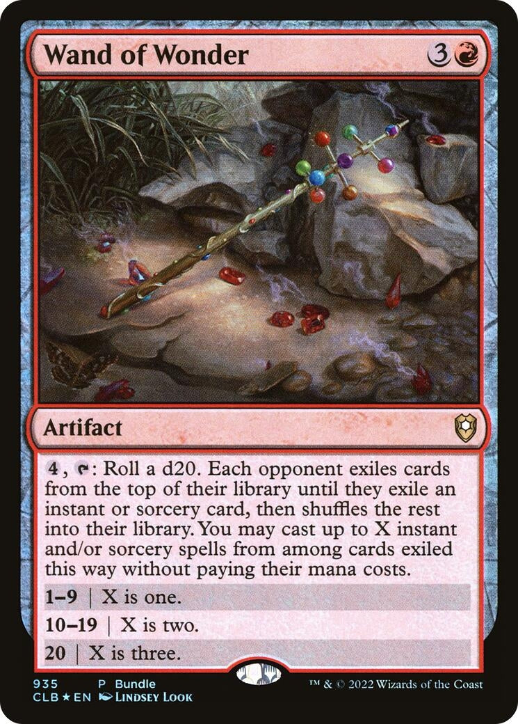 Image for Wand of Wonder (CLB Bundle) - Magic: The Gathering