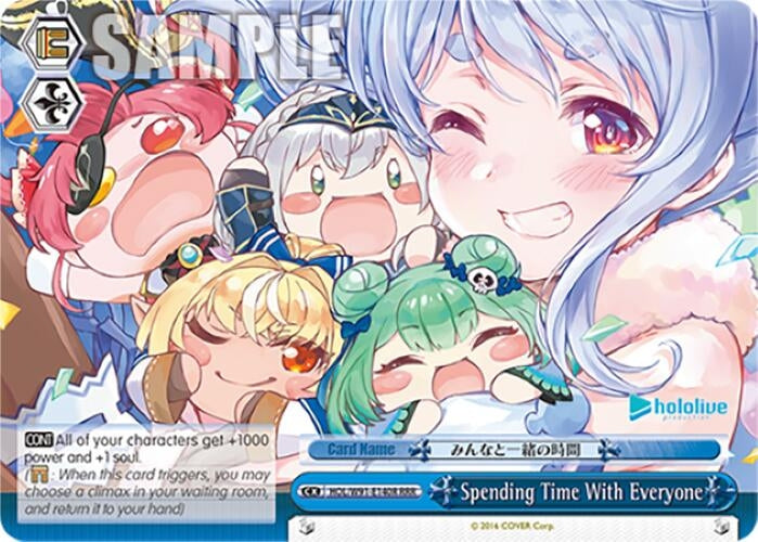 Image for Spending Time With Everyone (RRR) (hololive production) (HOL/W91-E140R RRR) - Weiss Schwarz