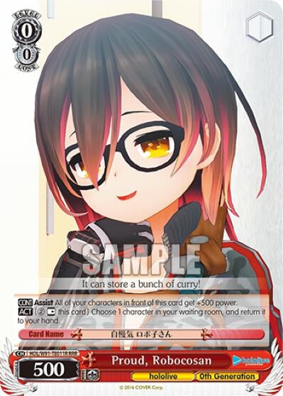 Image for Proud, Robocosan (RRR) (hololive production) (HOL/W91-TE011R RRR) - Weiss Schwarz