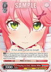 Image for Praying to God, Sakura Miko (RRR) (hololive production) (HOL/W91-TE012R RRR) - Weiss Schwarz