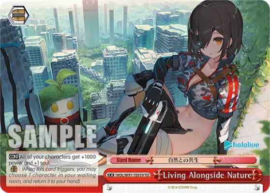 Image for Living Alongside Nature (hololive production) (HOL/W91-TE019 TD) - Weiss Schwarz
