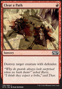 Clear a Path - Magic 2015 (Common) [M15-136]