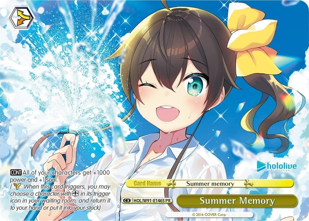 Image for Summer Memory (PR Foil) (hololive production) (HOL/W91-E146S PR) - Weiss Schwarz