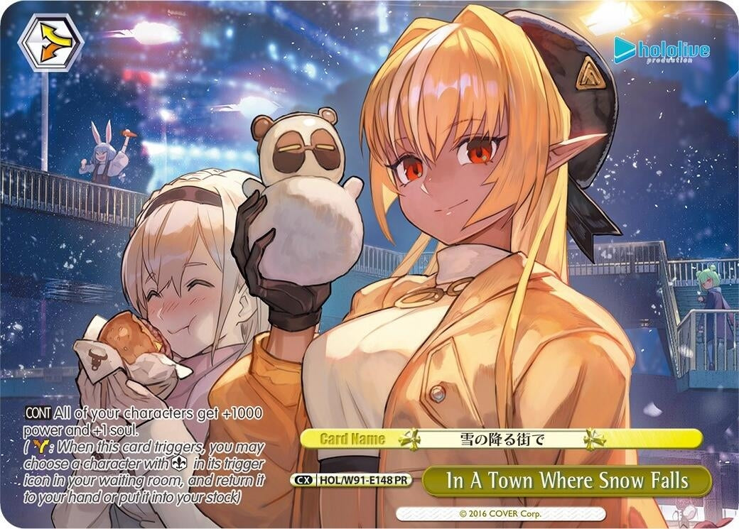 Image for In A Town Where Snow Falls (PR) (hololive production) (HOL/W91-E148 PR) - Weiss Schwarz