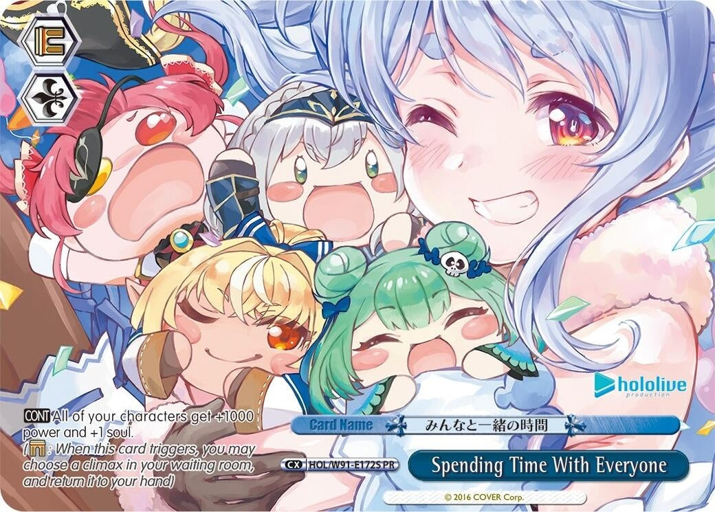Image for Spending Time With Everyone (PR Foil) (hololive production) (HOL/W91-E172S PR) - Weiss Schwarz