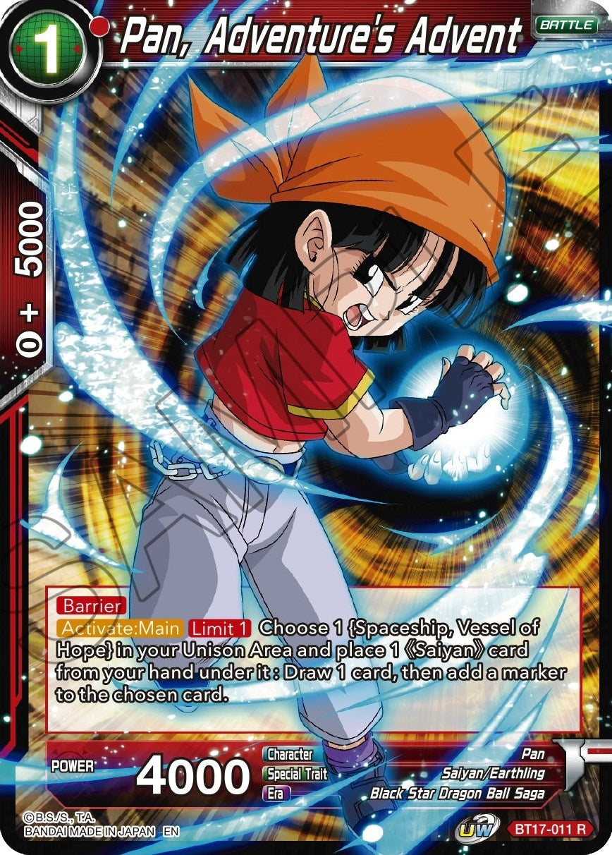 Image for Pan, Adventure's Advent (DBS-B17) (17011)