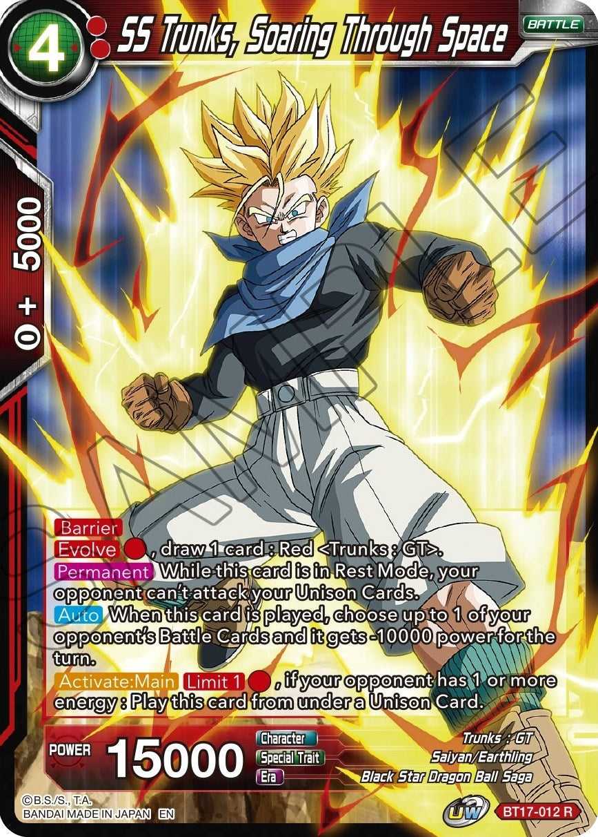 Image for SS Trunks, Soaring Through Space (DBS-B17) (17012)