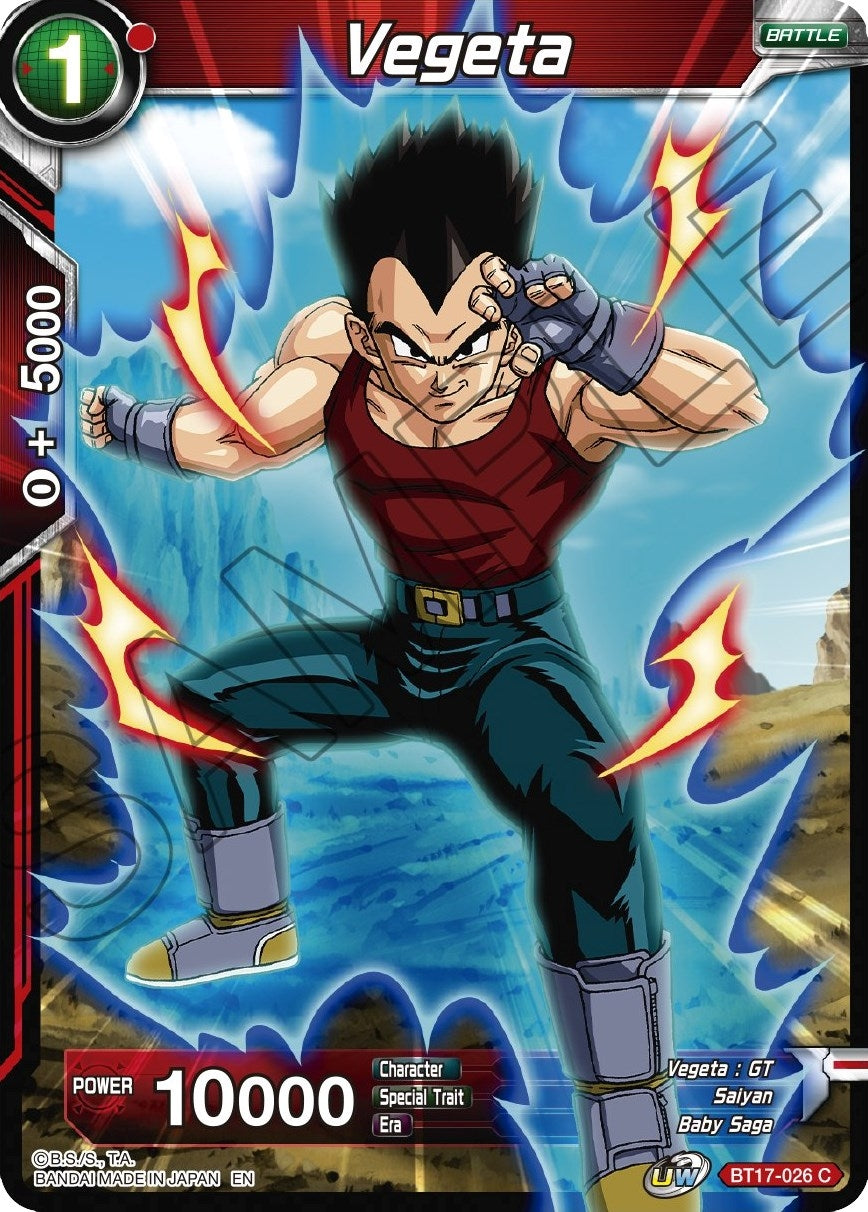 Image for Vegeta (DBS-B17) (17026)