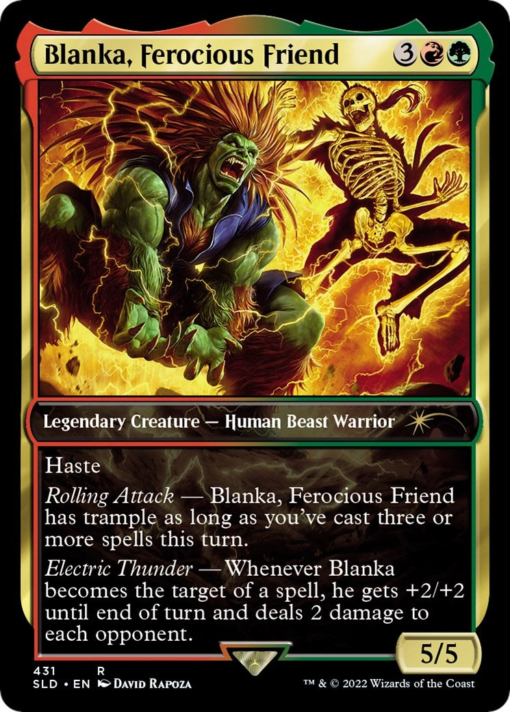 Image for Blanka, Ferocious Friend (Secret Lair Drop Series) (431) - Magic: The Gathering