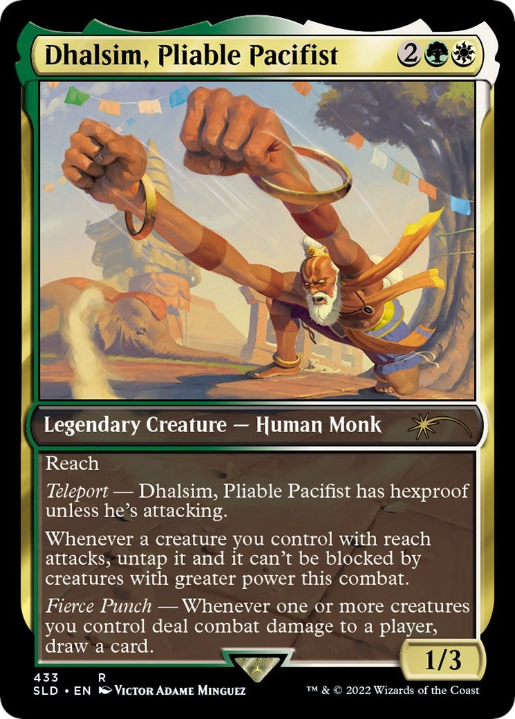 Image for Dhalsim, Pliable Pacifist (Secret Lair Drop Series) (433) - Magic: The Gathering