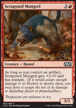 Scrapyard Mongrel - Magic 2015 (Common) [M15-160]