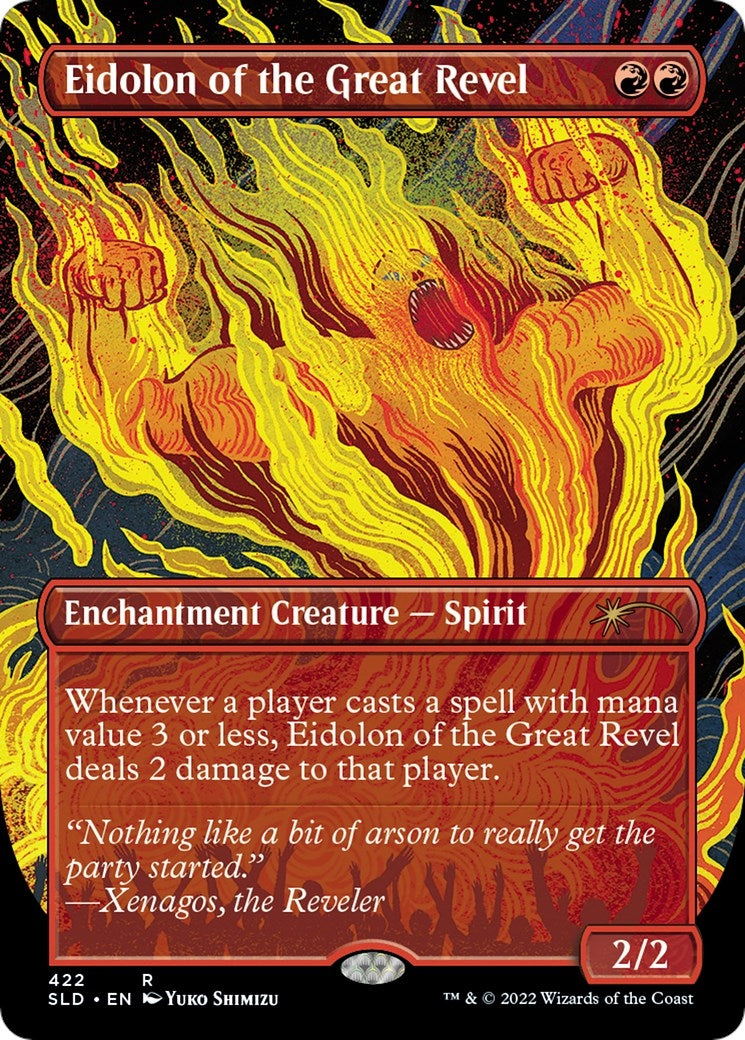 Image for Eidolon of the Great Revel (Borderless) (Secret Lair Drop Series) (422) - Magic: The Gathering