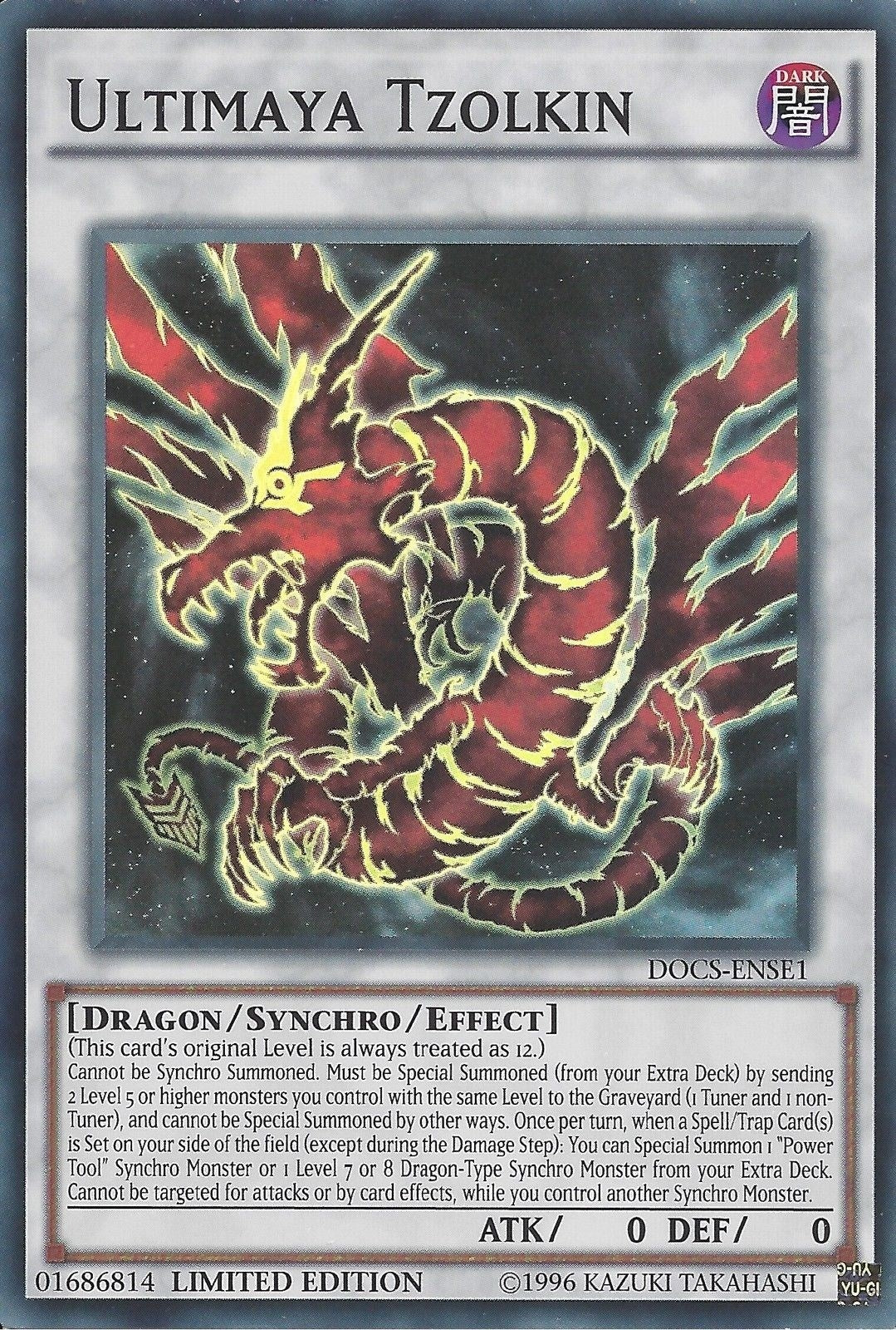 Image for Ultimaya Tzolkin (Dimension of Chaos) (DOCS-ENSE1) - YuGiOh