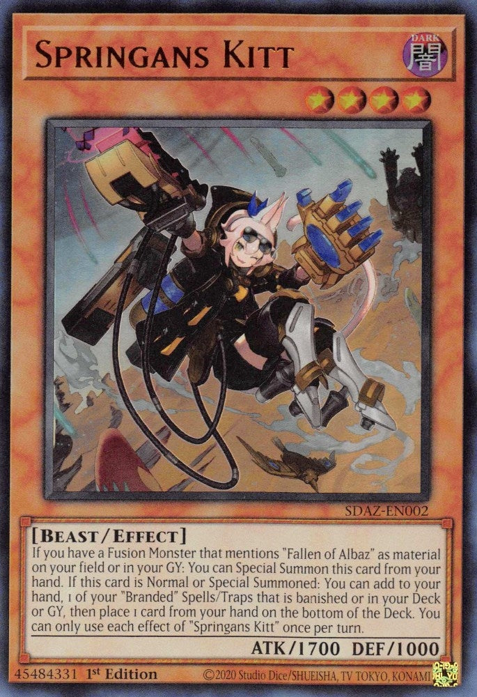 Image for Springans Kitt (Structure Deck: Albaz Strike) (SDAZ-EN002) - YuGiOh
