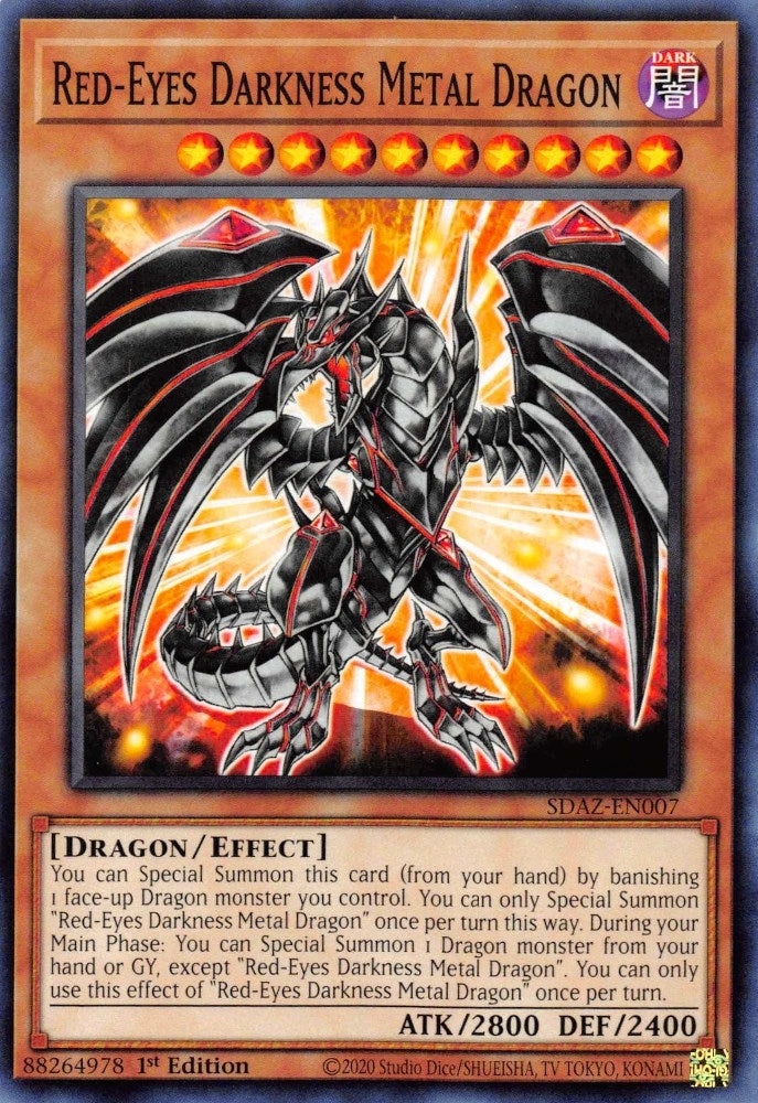 Image for Red-Eyes Darkness Metal Dragon (Structure Deck: Albaz Strike) (SDAZ-EN007) - YuGiOh