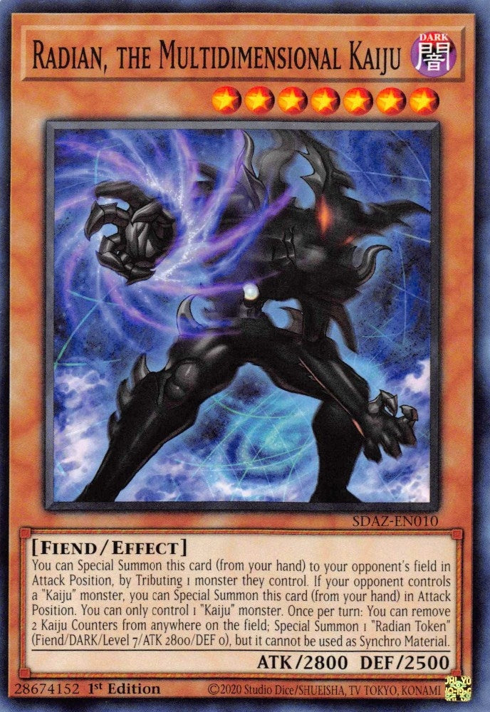 Image for Radian, the Multidimensional Kaiju (Structure Deck: Albaz Strike) (SDAZ-EN010) - YuGiOh