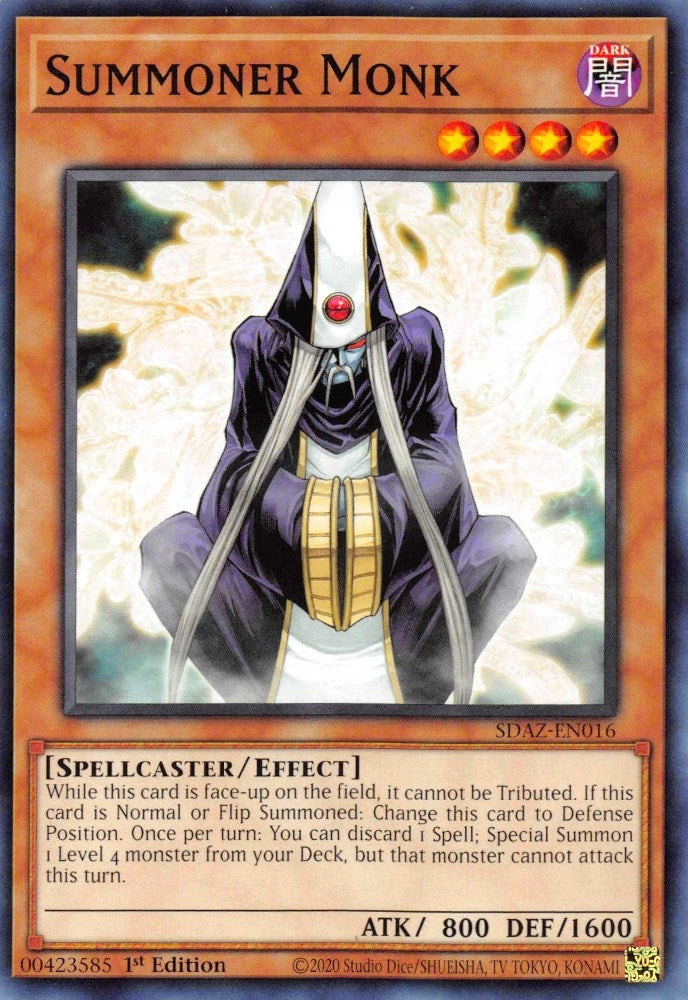 Image for Summoner Monk (Structure Deck: Albaz Strike) (SDAZ-EN016) - YuGiOh