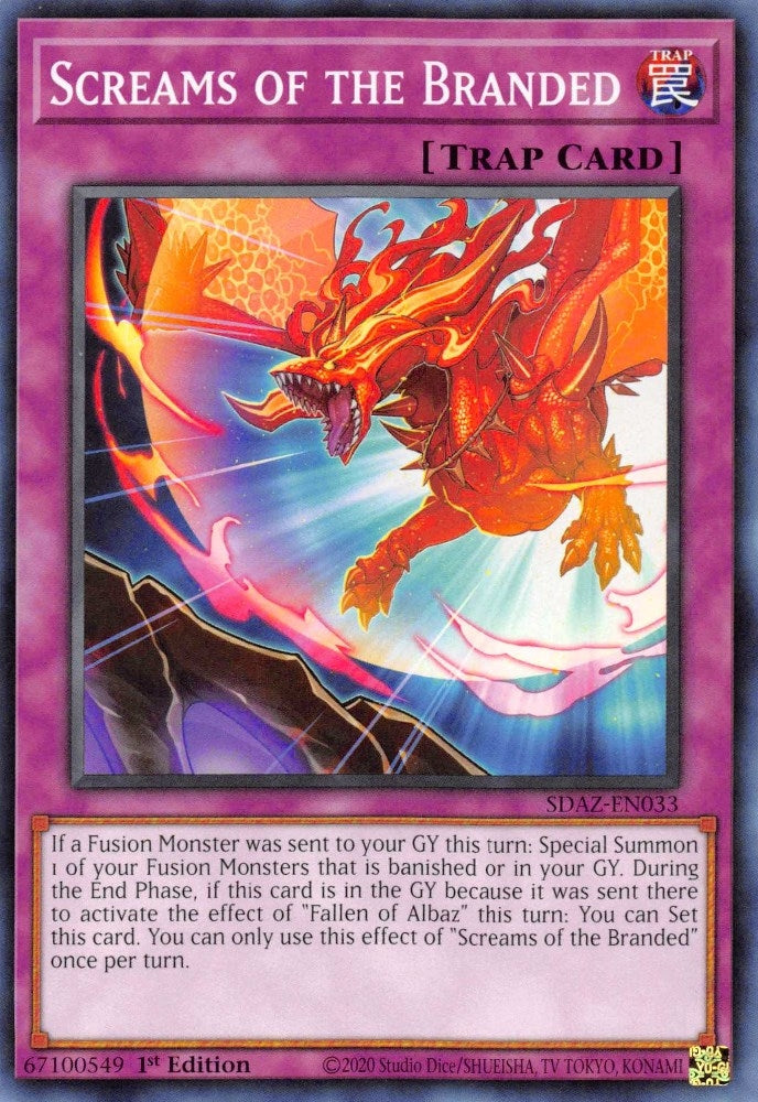 Image for Screams of the Branded (Structure Deck: Albaz Strike) (SDAZ-EN033) - YuGiOh