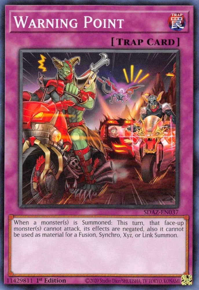 Image for Warning Point (Structure Deck: Albaz Strike) (SDAZ-EN037) - YuGiOh
