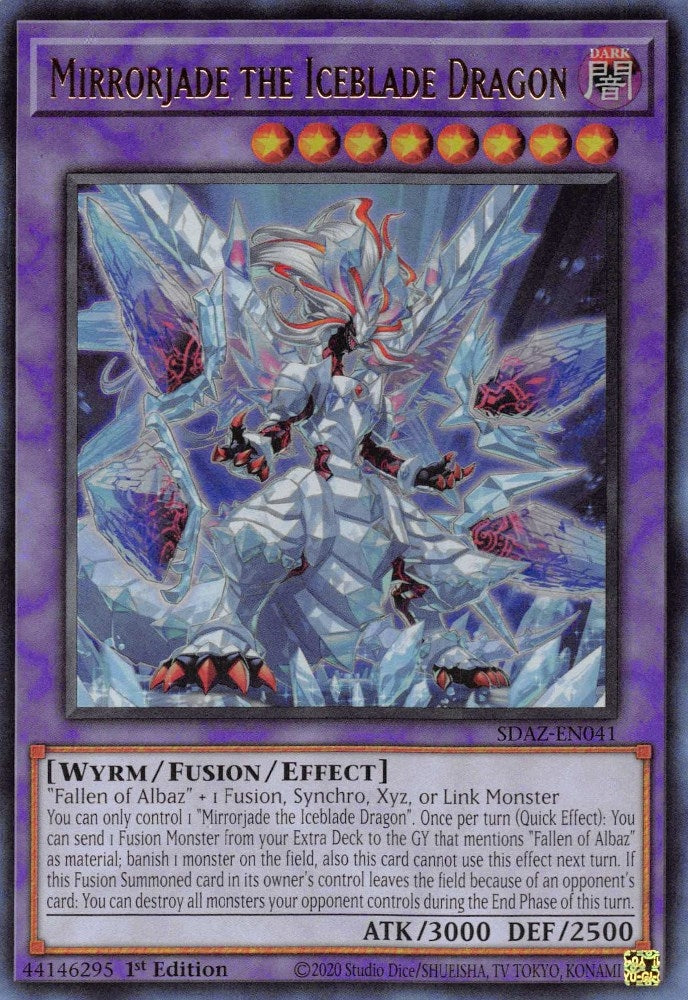 Image for Mirrorjade the Iceblade Dragon (Structure Deck: Albaz Strike) (SDAZ-EN041) - YuGiOh