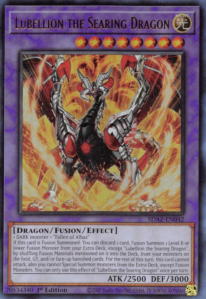 Image for Lubellion the Searing Dragon (Structure Deck: Albaz Strike) (SDAZ-EN042) - YuGiOh